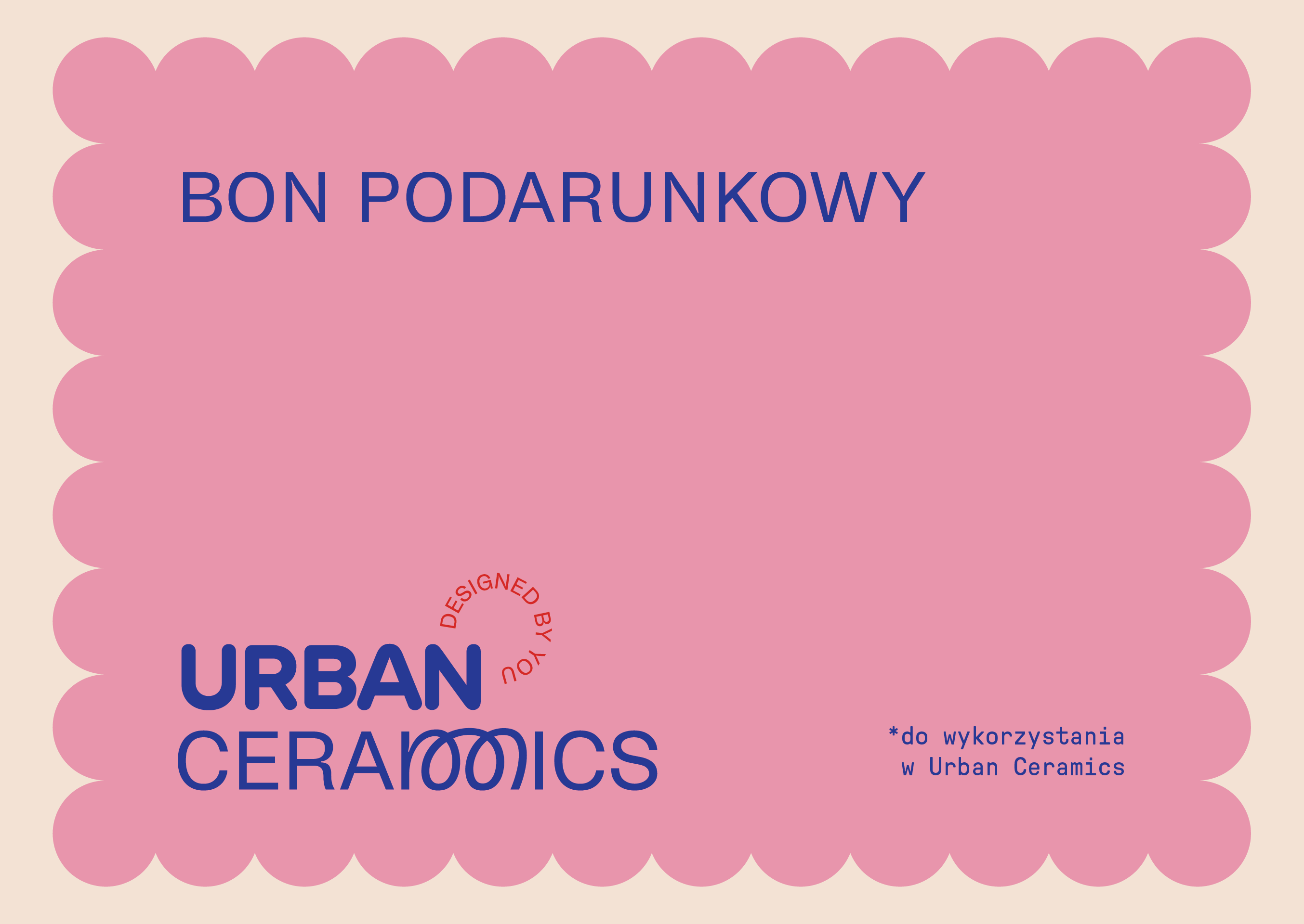 Certyfikat podarunkowy Urban Ceramics – bon na malowanie ceramiki