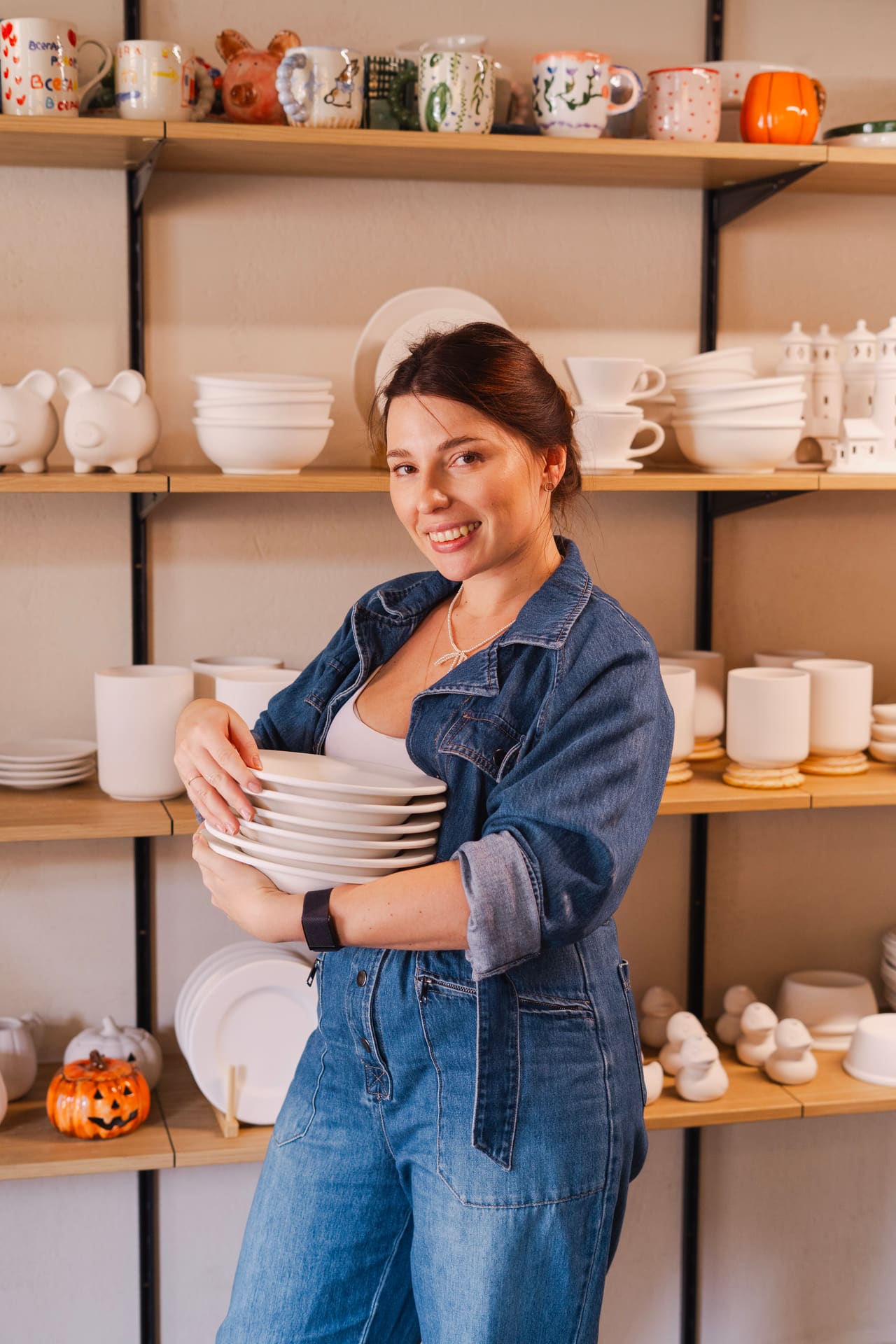 Wnętrze kawiarni-studia Urban Ceramics